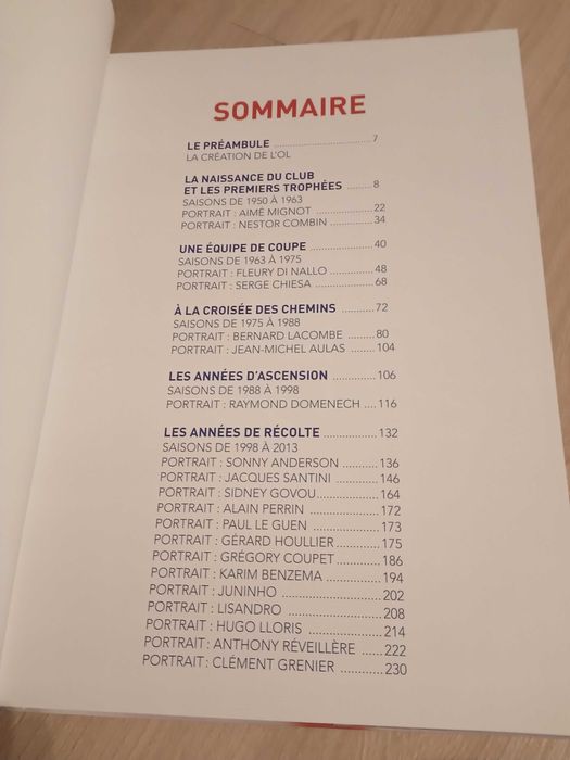 Album historia Olympique Lyon - L'histoire de L'Olympique Lyonnais
