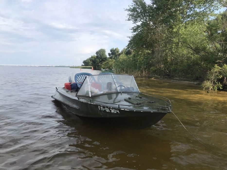 Лодка "Обь" с двигателем Suzuki 15лс