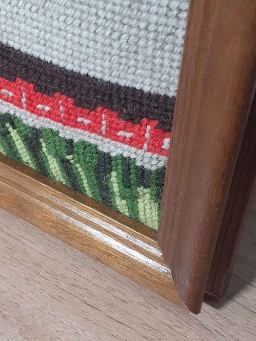 Obrazek haftowany bukiet kwiatów 44x34