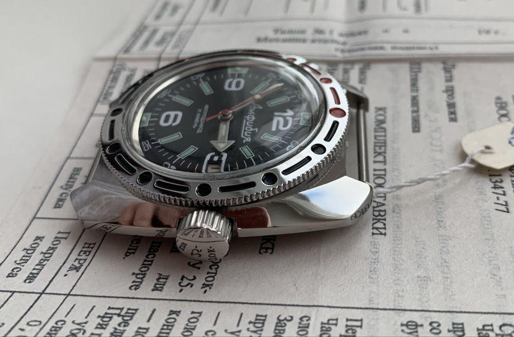 Новые часы Восток Амфибия Министерские Автоподзавод механика 2416 СССР