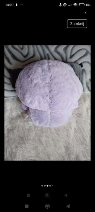 Pluszak Hello Kitty Sanrio Kuromi w kolorze fioletowym