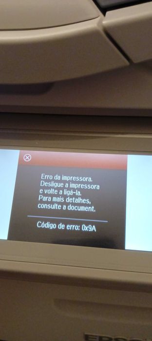 impressora departamento EPSON Workforce Pro WF-6590 precisar reparação