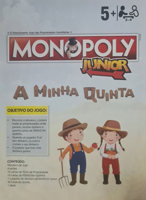 Monopoly Junior A minha Quinta