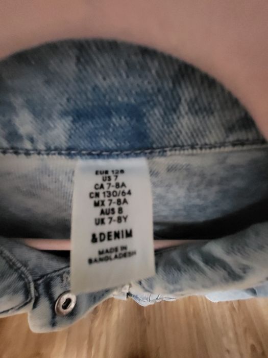 Kurtka jeansowa H&M rozmiar 128. Jak nowa