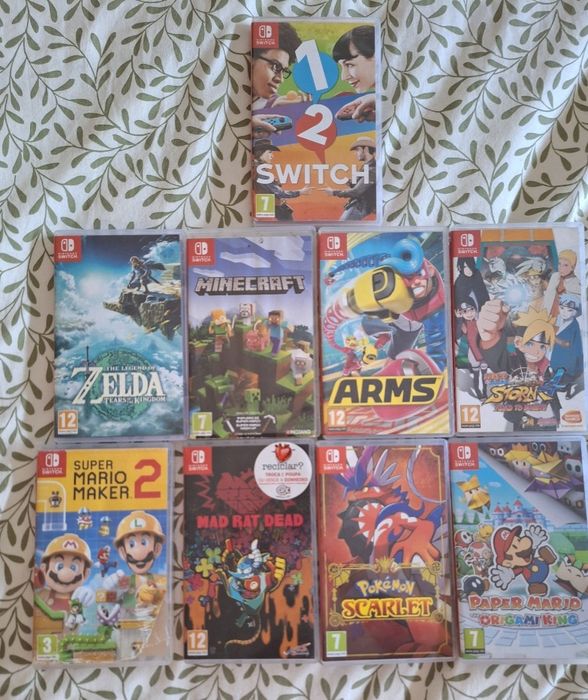 Vendo varios jogos para a Nintendo Switchh