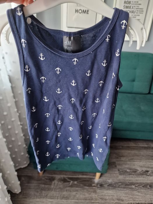 H&M koszulka na ramiączkach r. 110/116