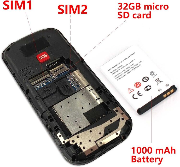 Telemóvel Sénior Uleway - NOVO