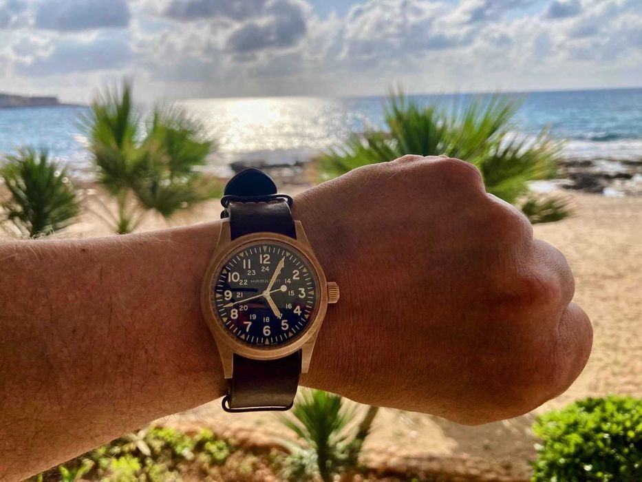 Hamilton Khaki Field Mechanical Bronze 38mm full set