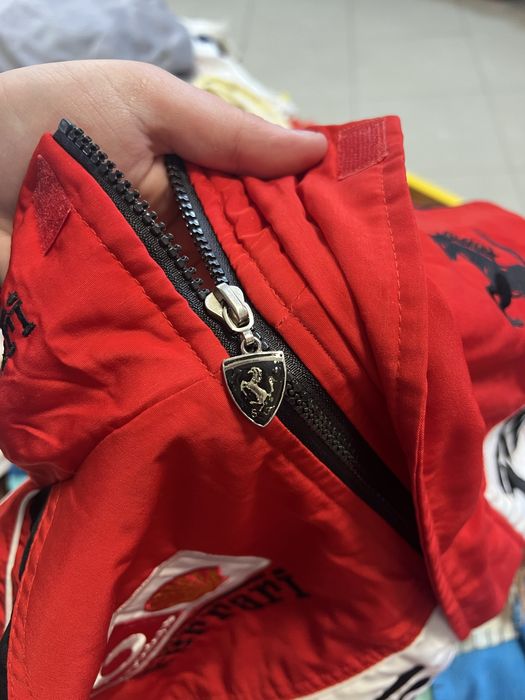 y2k Куртка Бомбер Ferrari Michael Shumacher Malboro x Alpha Industries