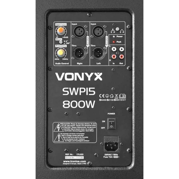 Kolumna subwoofer Vonyx SWP15 outlet