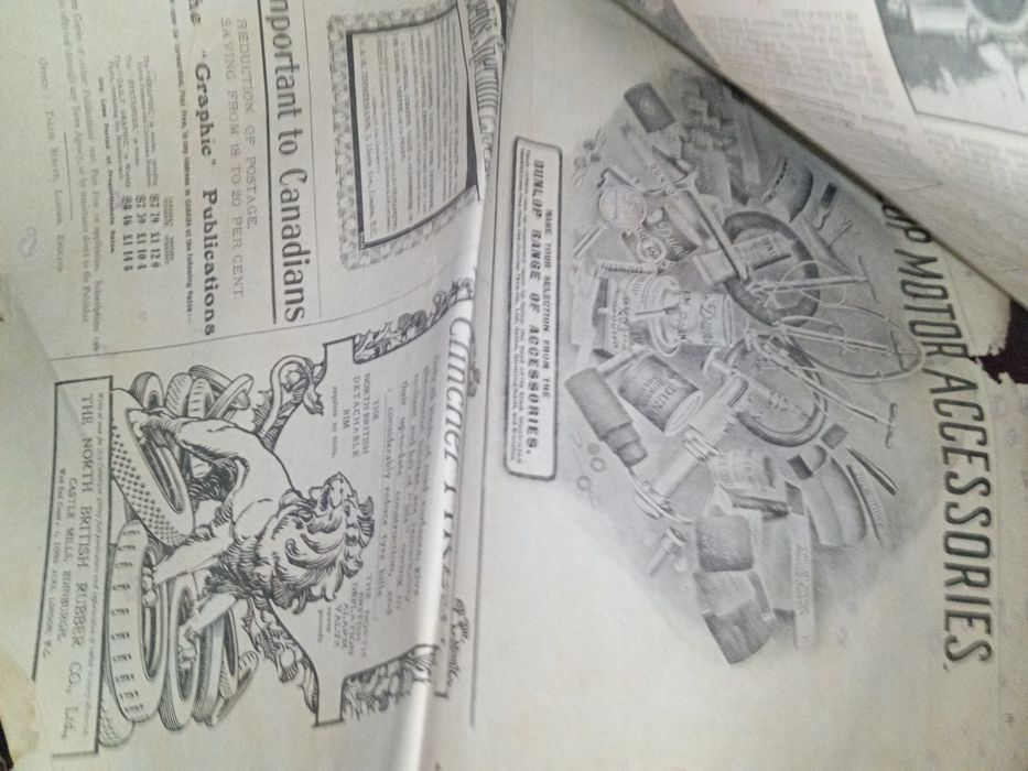 Jornal antigo defeito