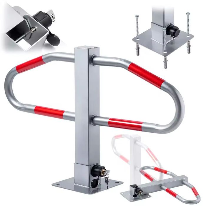 Barreira de Estacionamento Rebatível com Fechadura – Nova