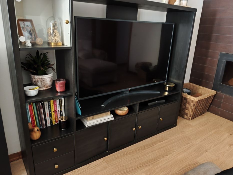 Móvel tv preto IKEA