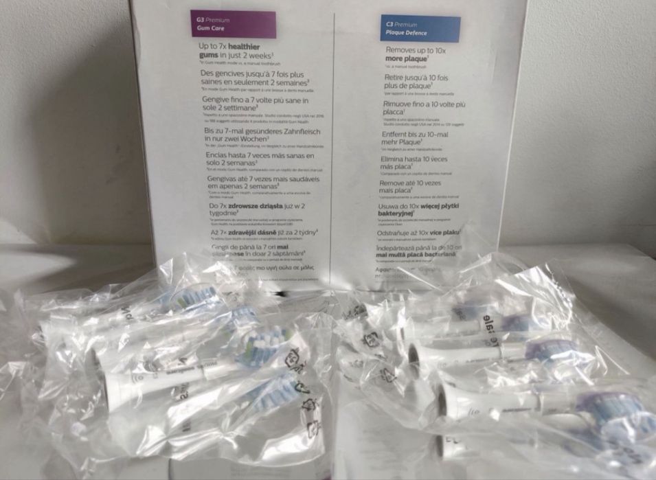 Szczoteczki koncowki philips sonicare c3 G3