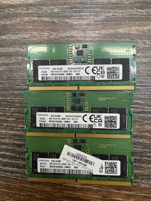 Оперативна памьять для ноутбука Samsung SODIMM DDR5-8GB PC5-5600B