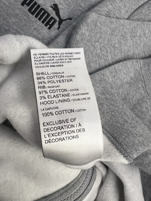 Костюм чоловічий утеплюючий Puma S M оригінал на флісі пума зіп худі