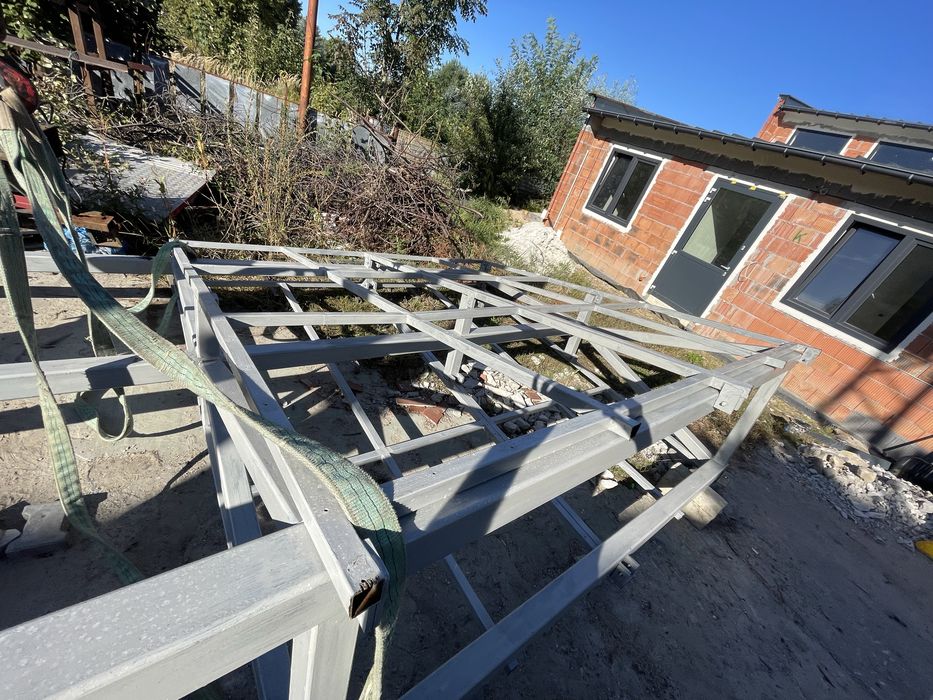 Konstrukcja reklamowa dwustronna 5mx3m stelaż baner billboard