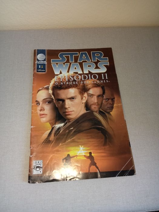 Banda-desenhada Star Wars Episódio II O Ataque dos Clones