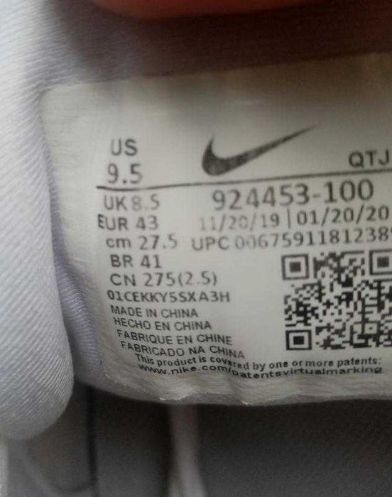 Кросівки nike air vapormax plus white 924453-100(оригінал)
