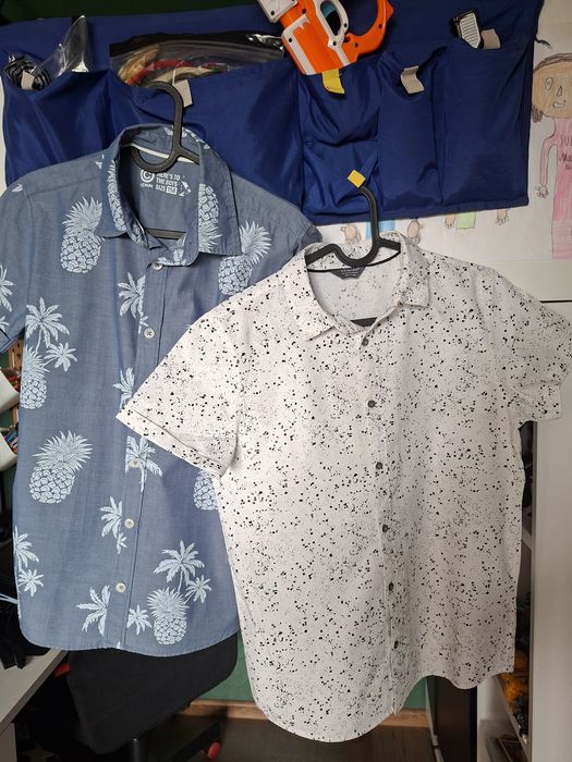 Koszula bawełna  x2szt r.158