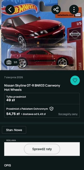 Modele ze zdjęć Hot wheels