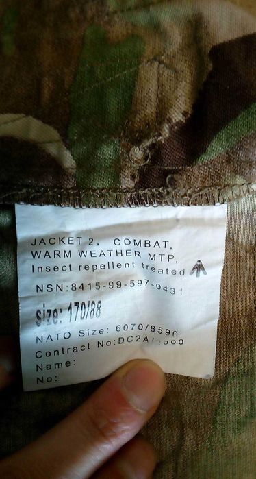 Spodnie 85/84/100 +bluza 170/88 MTP Warm Weather