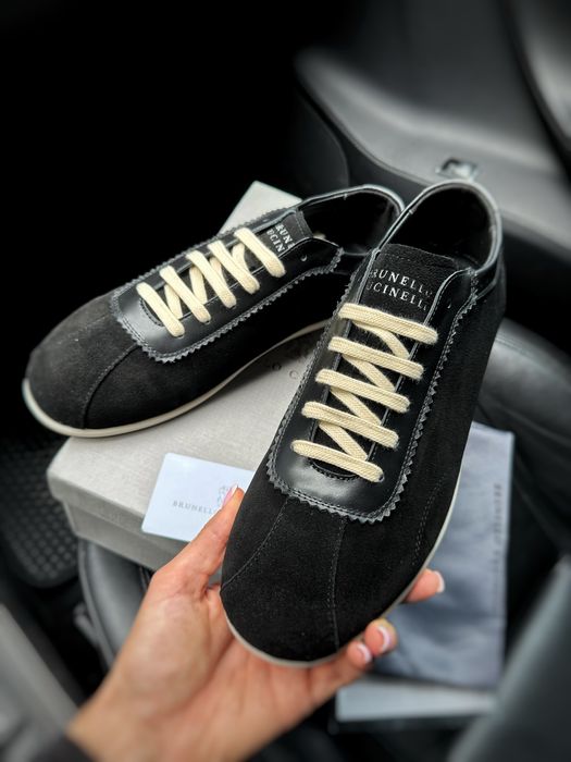 Кеди чоловічі Brunello чорний замш. 43 розмір