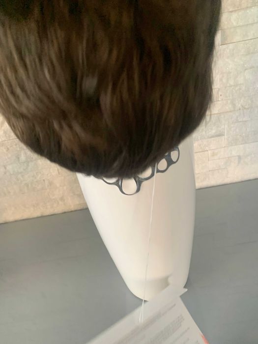 nowa peruka gęsta piekna kolor brąz