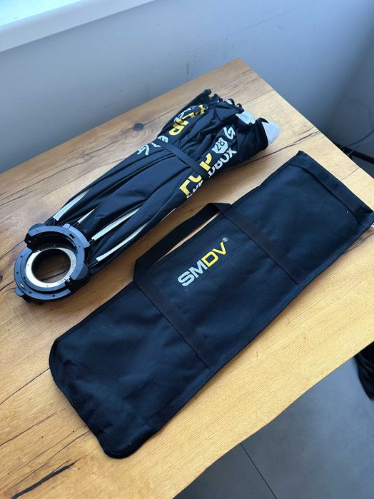 Топовий спалах для Canon Godox V1 Pro + X3 + софтбокс SMDV Flip 28G