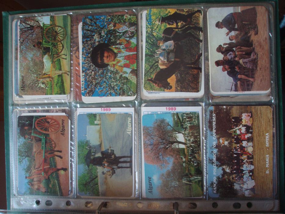 calendarios de bolso antigos