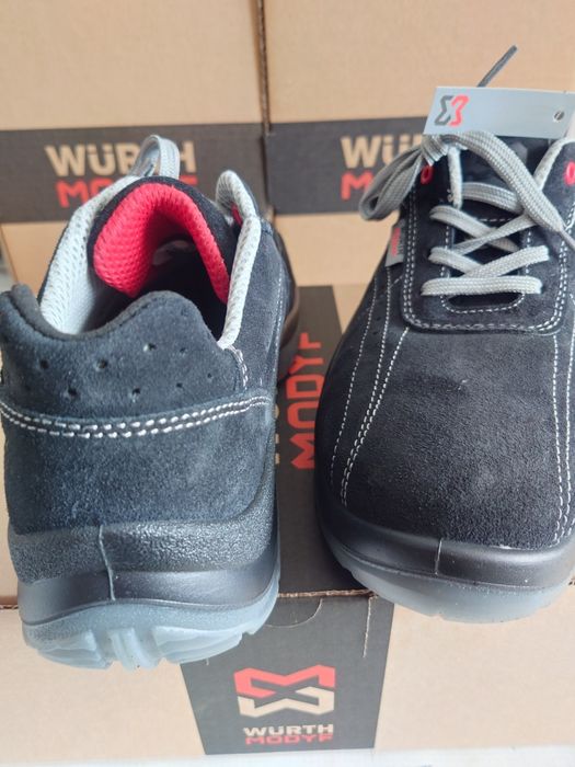 Buty robocze WURTH półbuty ochronne NEW AIR BLACK S1P SRC ESD roz. 46