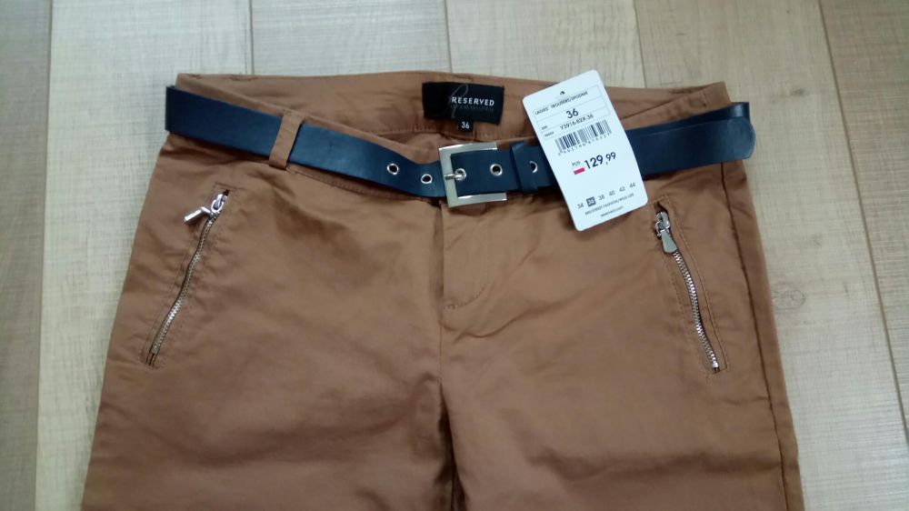 Spodnie Reserved nowe r.36