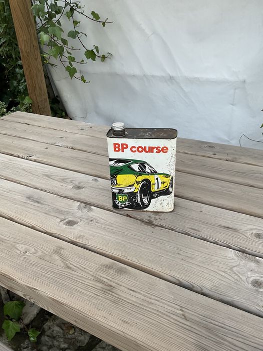 Lata oleo bp vintage