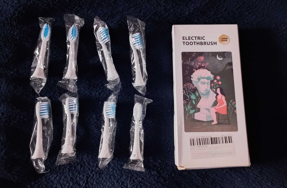 комплект змінних насадок до електричної зубної щітки