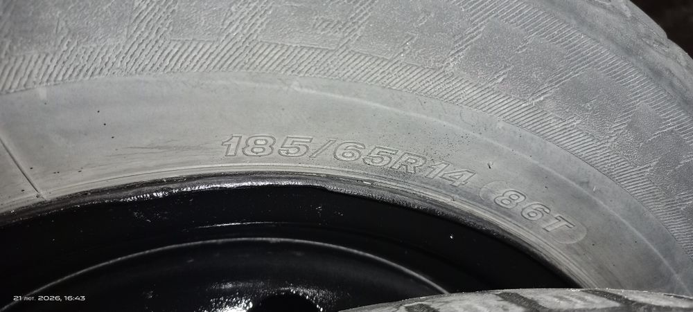 Шини, диски  185/60 r14, 175/65 r14