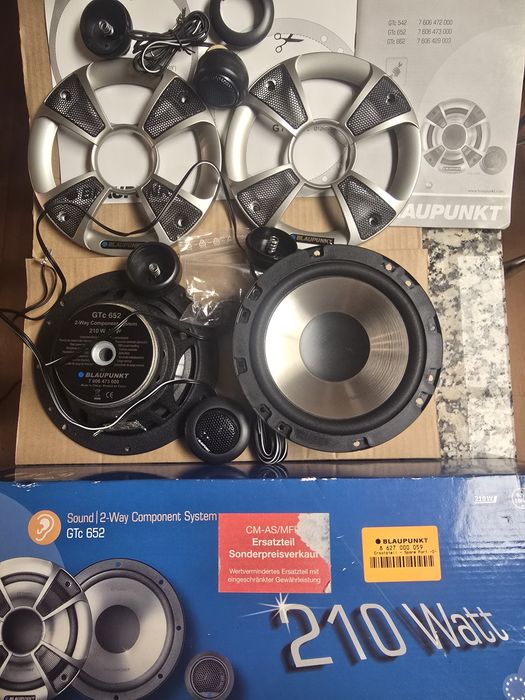 Colunas Blaupunkt GTc652 2 way 210W - NOVAS