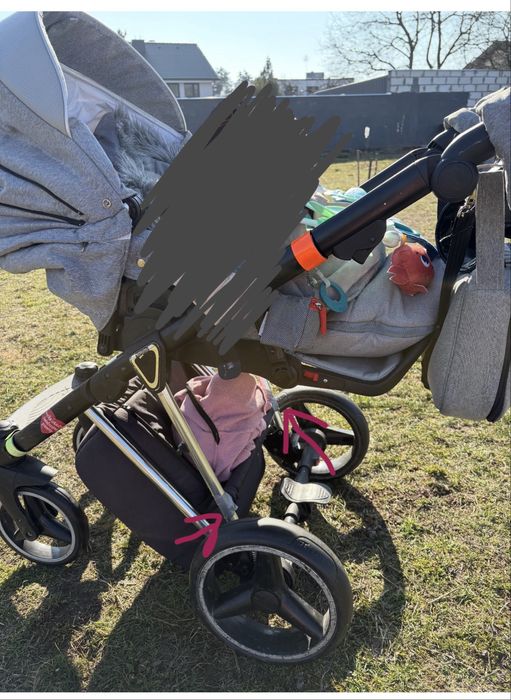 Wózek Adamex Cristiano Special edition gleboko-spacerowy