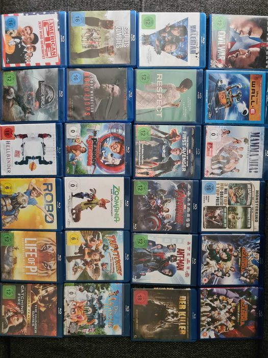 Filmy bajki Blu-ray 24sztuki bez PL pakiet