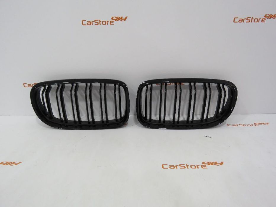 Grelhas Bmw E90 E91 Lci Duplas Preto Brilhante