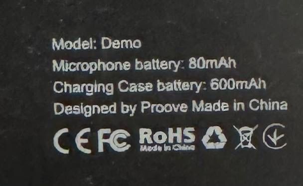 Мікрофонна радіосистема Proove Demo USB-C Black