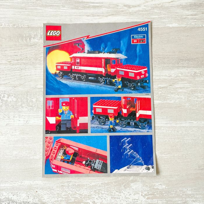Lego 4551 Crocodile Locomotive 1991 Completo