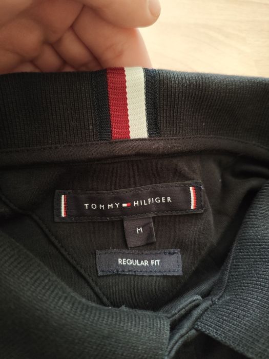 ‼️РОЗПРОДАЖ‼️Поло Tommy Hilfiger  чорного кольору