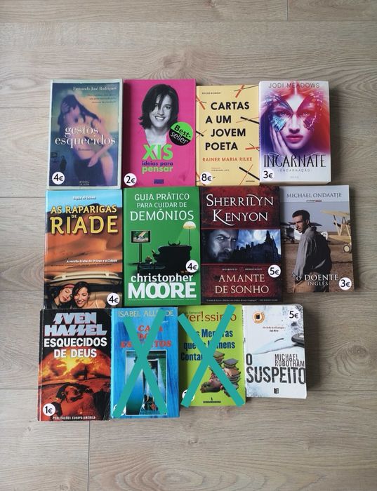Livros Diversos-1€ a 10€ (preço individual nas fotos)