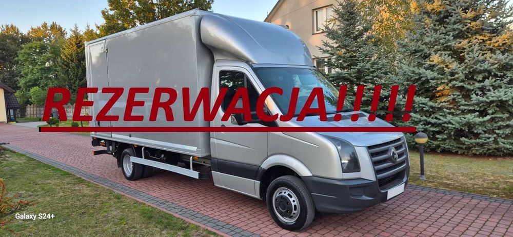 Volkswagen CRAFTER  REZERWACJA!!! NOWE auto lakier orginał PEREŁKA winda 113km przebieg