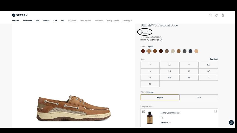 Новые топсайдеры Sperry Men's Billfish 3-Eye Boat Shoes (США)