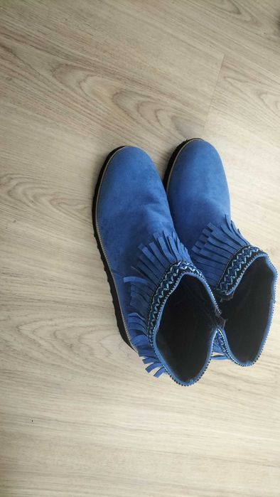 Botki niebieskie bardzo lekkie