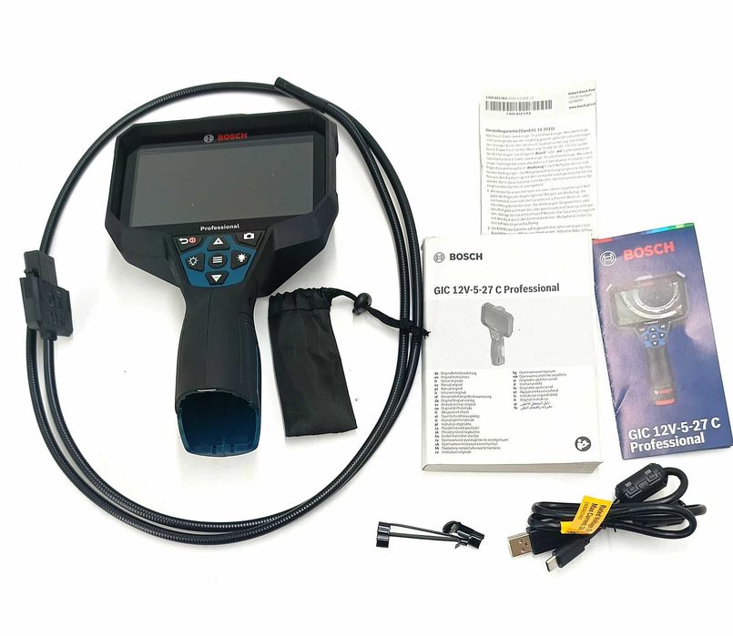 Kamera inspekcyjna Bosch GIC 12V-5-27C Endoskop + Walizka LBOXX