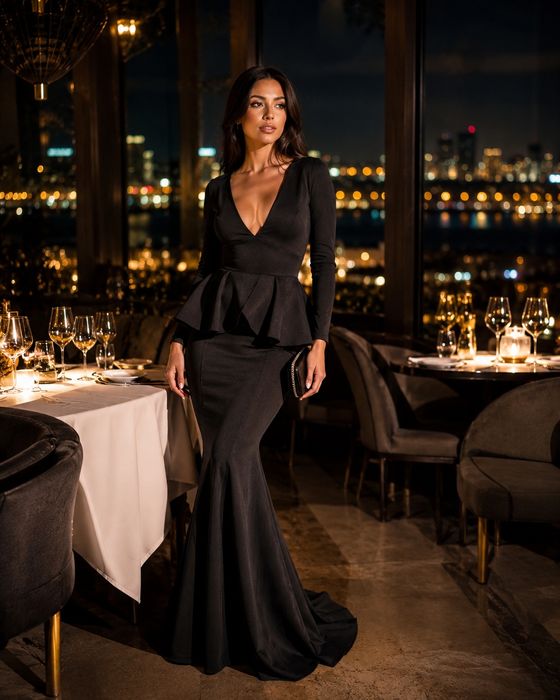 Vestido Longo de Festa True Violet (Novo com Etiqueta) – Tamanho 40