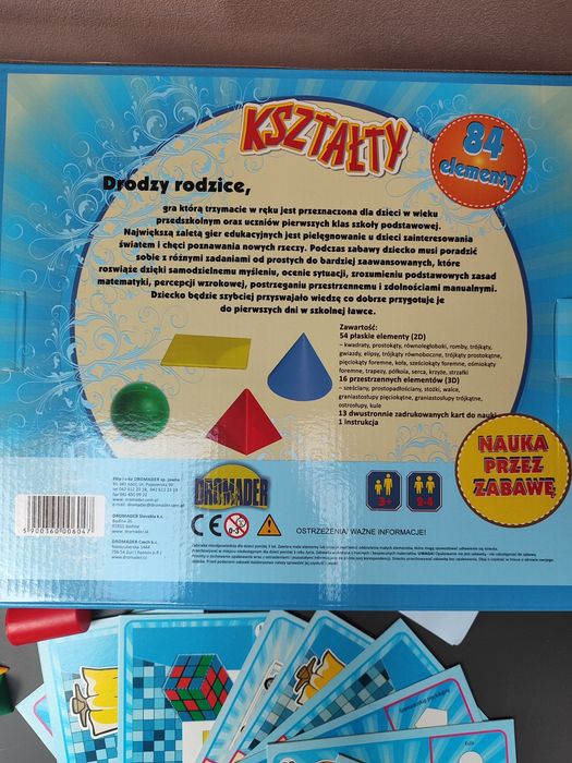 Gra edukacyjna Kształty Dromader