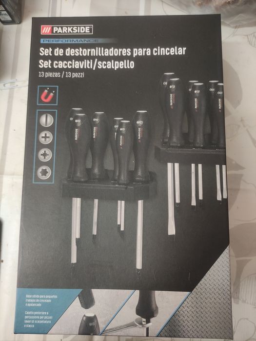 Conjunto de chaves de fenda Parkside Performance e Bits